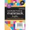 DCWV® 4.5" x 6.5" Brights White Core Single-Sided Mat Cardstock Stack, 87 Sheets